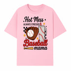 Baseball Mama Hot Mess Always Stressed Graphic Tee for Moms, Sports Fans Fun Baseball Theme Shirt - T-shirt 1758558741844.jpg