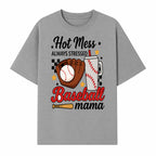 Baseball Mama Hot Mess Always Stressed Graphic Tee for Moms, Sports Fans Fun Baseball Theme Shirt - T-shirt 1758558742375.jpg