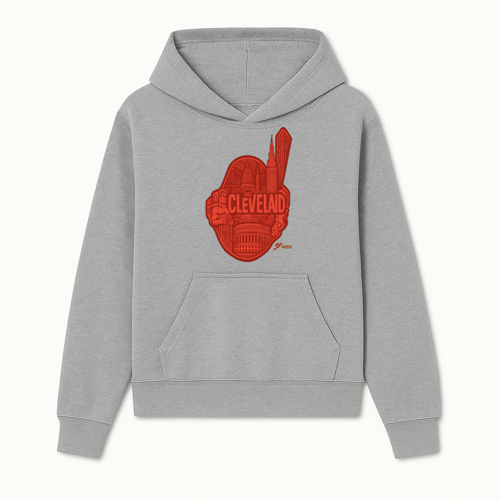 Cleveland Retro 1968 Graphic T-Shirt, Vintage Landmark Design, City Pride Apparel, Gift for Cleveland Fans, Urban Streetwear - Hoodie 1758558745143.jpg