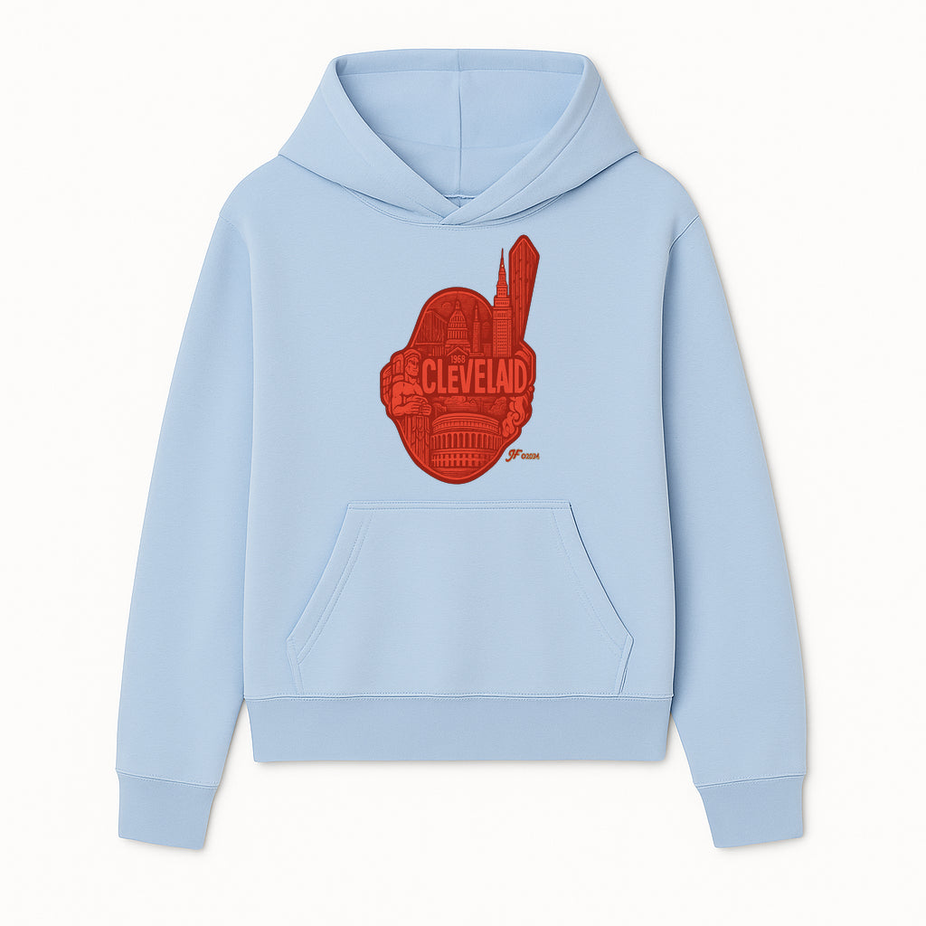 Cleveland Retro 1968 Graphic T-Shirt, Vintage Landmark Design, City Pride Apparel, Gift for Cleveland Fans, Urban Streetwear - Hoodie 1758558745283.jpg