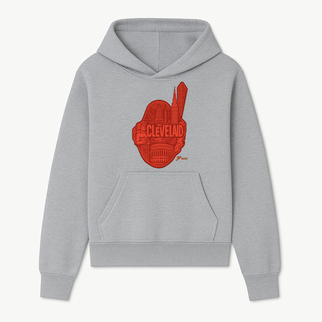 Cleveland Retro 1968 Graphic T-Shirt, Vintage Landmark Design, City Pride Apparel, Gift for Cleveland Fans, Urban Streetwear - Hoodie 1758558746065.jpg