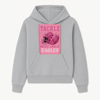 Breast Cancer Awareness Football Shirt - Tackle Cancer Eagles Pink Graphic Tee for Supporters and Fans - Hoodie 1758558747129.jpg