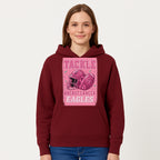 Breast Cancer Awareness Football Shirt - Tackle Cancer Eagles Pink Graphic Tee for Supporters and Fans - Hoodie 1758558749897.jpg