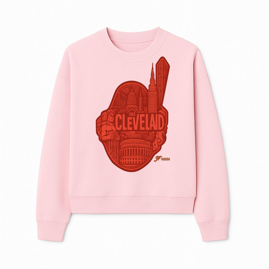 Cleveland Retro 1968 Graphic T-Shirt, Vintage Landmark Design, City Pride Apparel, Gift for Cleveland Fans, Urban Streetwear - Sweatshirt 1758558751320.jpg