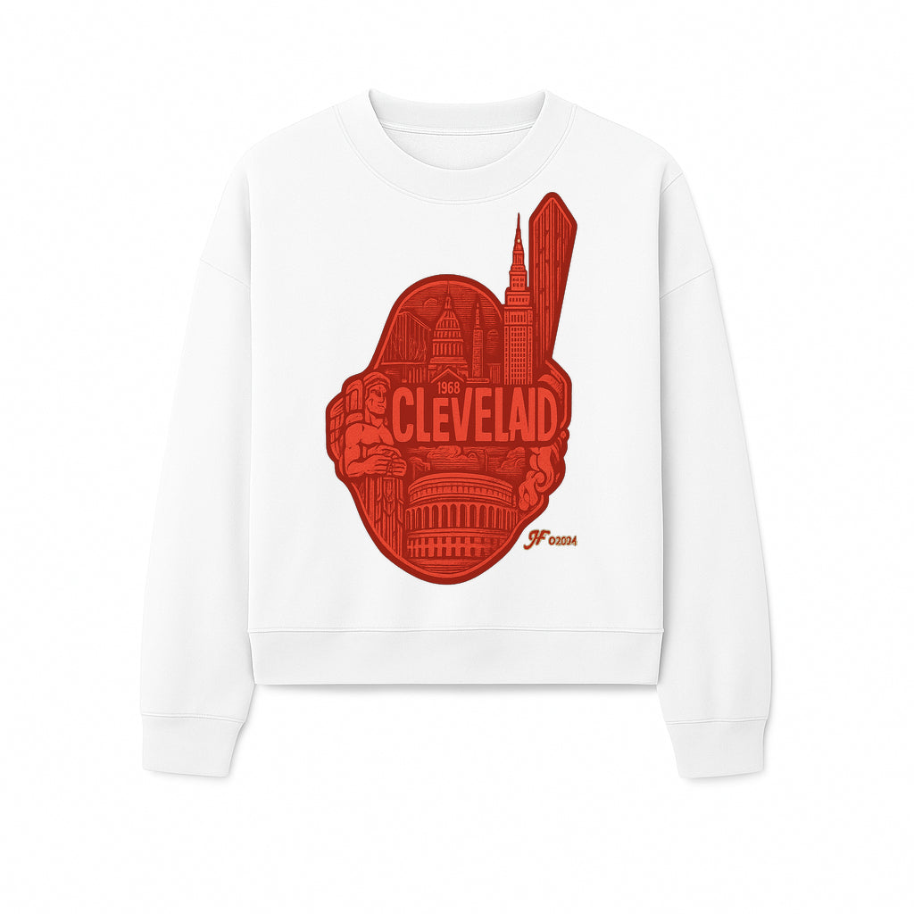 Cleveland Retro 1968 Graphic T-Shirt, Vintage Landmark Design, City Pride Apparel, Gift for Cleveland Fans, Urban Streetwear - Sweatshirt 1758558752002.jpg