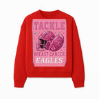 Breast Cancer Awareness Football Shirt - Tackle Cancer Eagles Pink Graphic Tee for Supporters and Fans - Sweatshirt 1758558754283.jpg