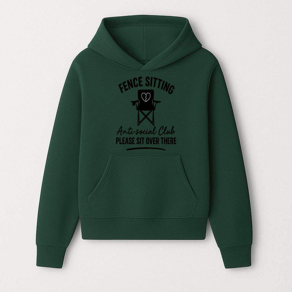 Anti-Social Club Fence Sitting Chair Art Print - Humor Home Decor for Introverts - Please Sit Over There - Hoodie 1758558756076.jpg