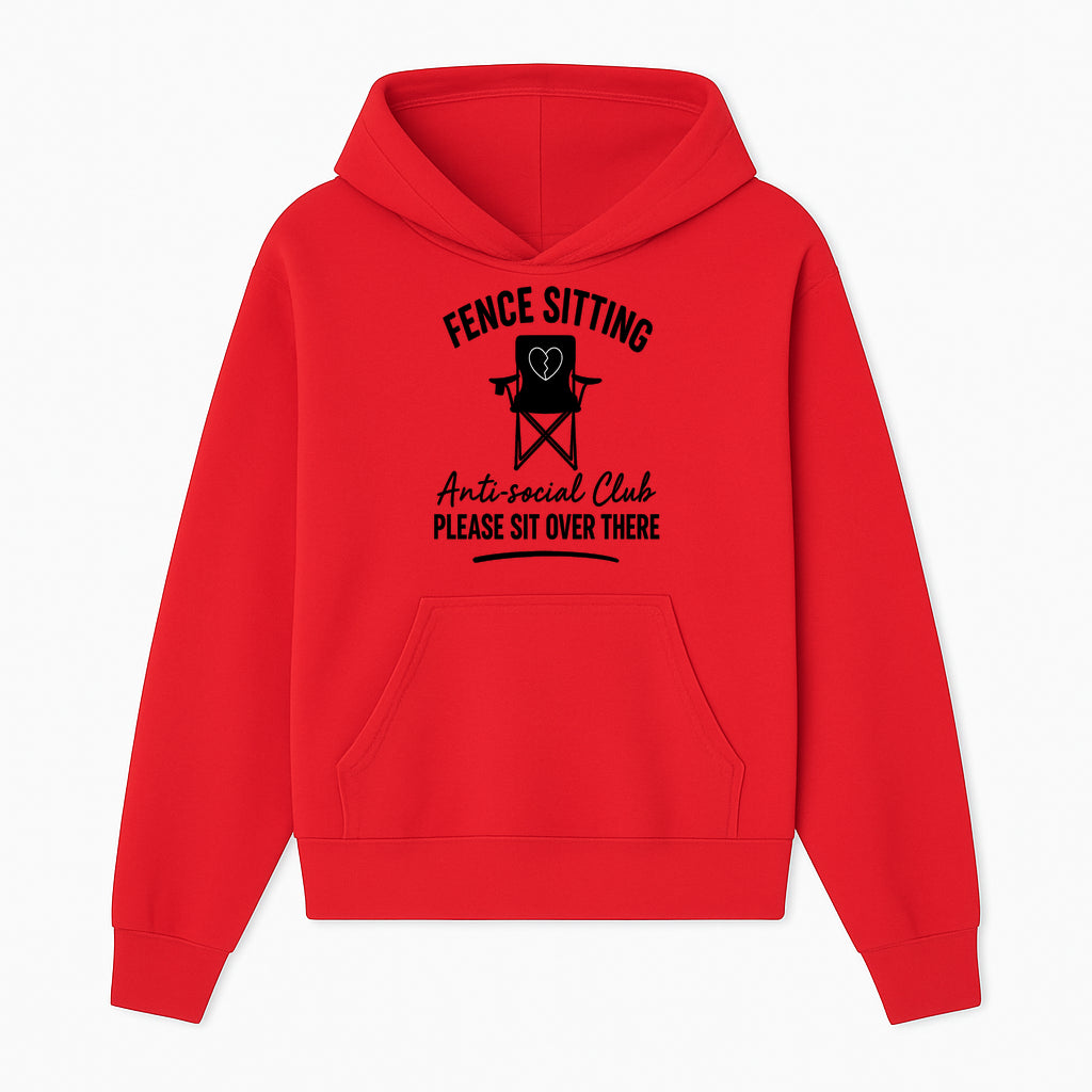Anti-Social Club Fence Sitting Chair Art Print - Humor Home Decor for Introverts - Please Sit Over There - Hoodie 1758558756944.jpg
