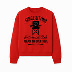 Anti-Social Club Fence Sitting Chair Art Print - Humor Home Decor for Introverts - Please Sit Over There - Sweatshirt 1758558762845.jpg
