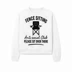 Anti-Social Club Fence Sitting Chair Art Print - Humor Home Decor for Introverts - Please Sit Over There - Sweatshirt 1758558763134.jpg