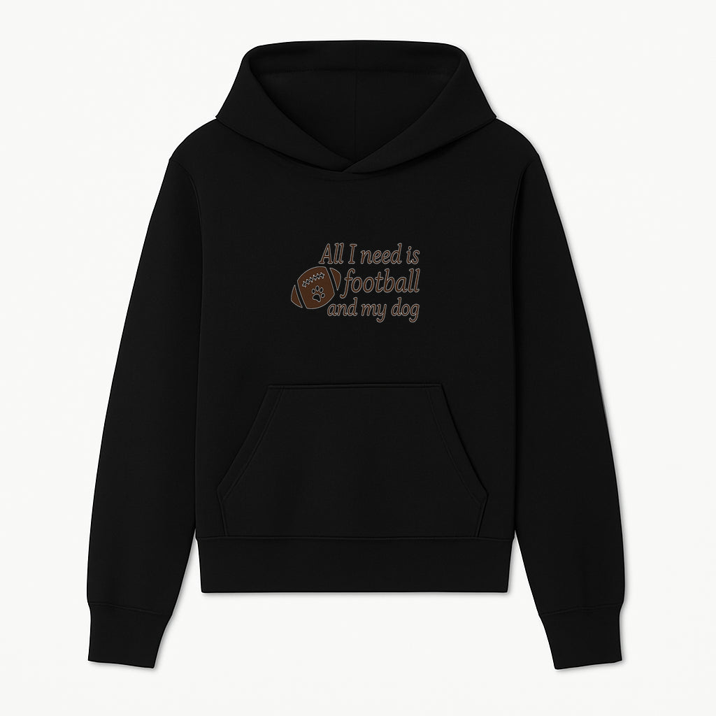All I Need is Football and My Dog Wall Art - Perfect Gift for Dog Lovers and Football Fans - Hoodie 1758559959569.jpg