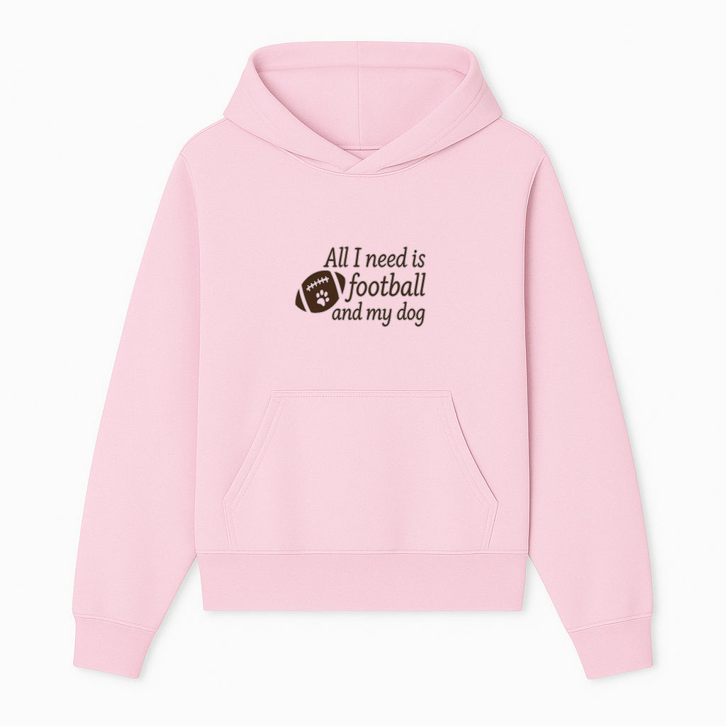 All I Need is Football and My Dog Wall Art - Perfect Gift for Dog Lovers and Football Fans - Hoodie 1758559960217.jpg