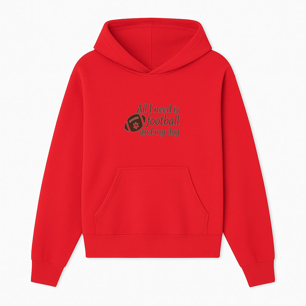 All I Need is Football and My Dog Wall Art - Perfect Gift for Dog Lovers and Football Fans - Hoodie 1758559960663.jpg