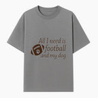All I Need is Football and My Dog Wall Art - Perfect Gift for Dog Lovers and Football Fans - T-shirt 1758559962733.jpg