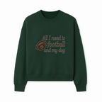 All I Need is Football and My Dog Wall Art - Perfect Gift for Dog Lovers and Football Fans - Sweatshirt 1758559965344.jpg