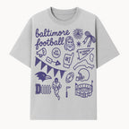 Baltimore Football Fan Decor Bundle - Ravens, Team Spirit, Game Day Elements, Sports Party Decorations, Pittsburgh Rivalry Theme - T-shirt 1758559971583.jpg