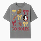 Florida State Seminoles Decor - FSU Go Noles Football Party Decorations, Cheer Bow Graphics for Fans and Alumni, School Spirit Items - T-shirt 1758559972045.jpg