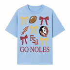 Florida State Seminoles Decor - FSU Go Noles Football Party Decorations, Cheer Bow Graphics for Fans and Alumni, School Spirit Items - T-shirt 1758559972187.jpg