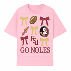 Florida State Seminoles Decor - FSU Go Noles Football Party Decorations, Cheer Bow Graphics for Fans and Alumni, School Spirit Items - T-shirt 1758559972345.jpg