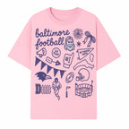 Baltimore Football Fan Decor Bundle - Ravens, Team Spirit, Game Day Elements, Sports Party Decorations, Pittsburgh Rivalry Theme - T-shirt 1758559972354.jpg