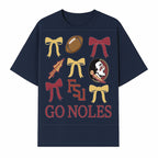 Florida State Seminoles Decor - FSU Go Noles Football Party Decorations, Cheer Bow Graphics for Fans and Alumni, School Spirit Items - T-shirt 1758559972587.jpg