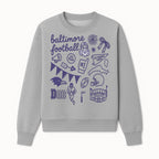 Baltimore Football Fan Decor Bundle - Ravens, Team Spirit, Game Day Elements, Sports Party Decorations, Pittsburgh Rivalry Theme - Sweatshirt 1758559974406.jpg