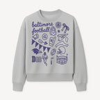Baltimore Football Fan Decor Bundle - Ravens, Team Spirit, Game Day Elements, Sports Party Decorations, Pittsburgh Rivalry Theme - Sweatshirt 1758559974961.jpg
