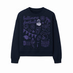 Baltimore Football Fan Decor Bundle - Ravens, Team Spirit, Game Day Elements, Sports Party Decorations, Pittsburgh Rivalry Theme - Sweatshirt 1758559975489.jpg