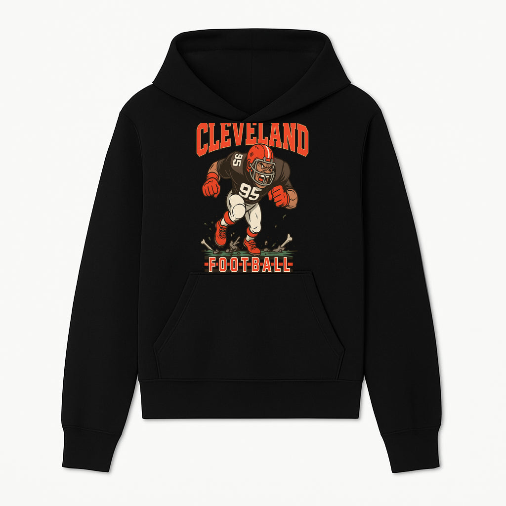 Cleveland Football Retro Graphic Tee - Vintage Style Sports Apparel for Men, Athletic Fan Gear, Team Spirit Shirt - Hoodie 1758559975630.jpg
