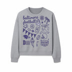 Baltimore Football Fan Decor Bundle - Ravens, Team Spirit, Game Day Elements, Sports Party Decorations, Pittsburgh Rivalry Theme - Sweatshirt 1758559975781.jpg