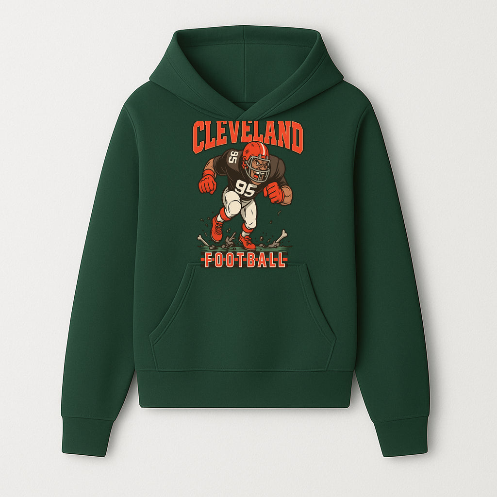 Cleveland Football Retro Graphic Tee - Vintage Style Sports Apparel for Men, Athletic Fan Gear, Team Spirit Shirt - Hoodie 1758559975874.jpg