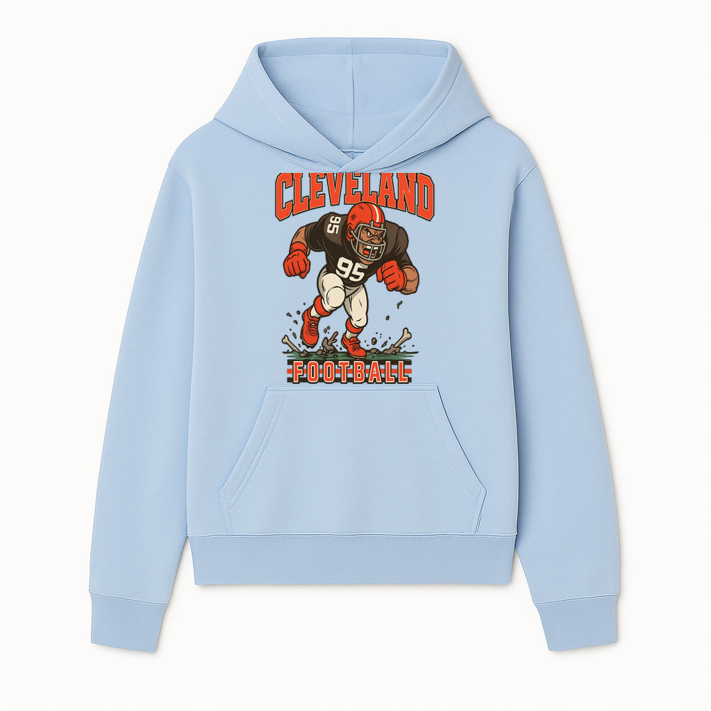 Cleveland Football Retro Graphic Tee - Vintage Style Sports Apparel for Men, Athletic Fan Gear, Team Spirit Shirt - Hoodie 1758559976146.jpg