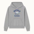 Buffalo Football Graphic T-Shirt, Geometric Bison Design, Sport Team Apparel, Casual Wear, Gift for Fans, Blue and White Themes - Hoodie 1758559976285.jpg