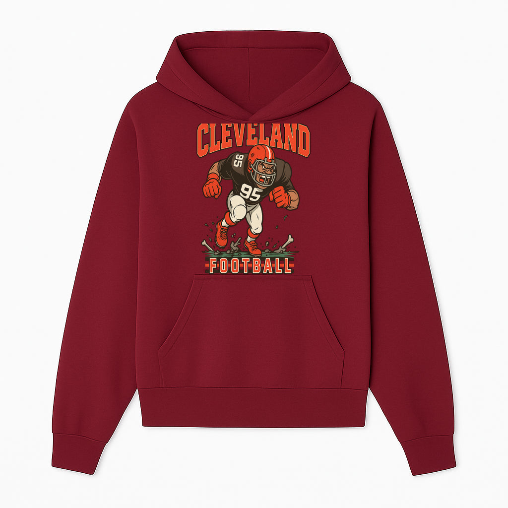 Cleveland Football Retro Graphic Tee - Vintage Style Sports Apparel for Men, Athletic Fan Gear, Team Spirit Shirt - Hoodie 1758559976407.jpg