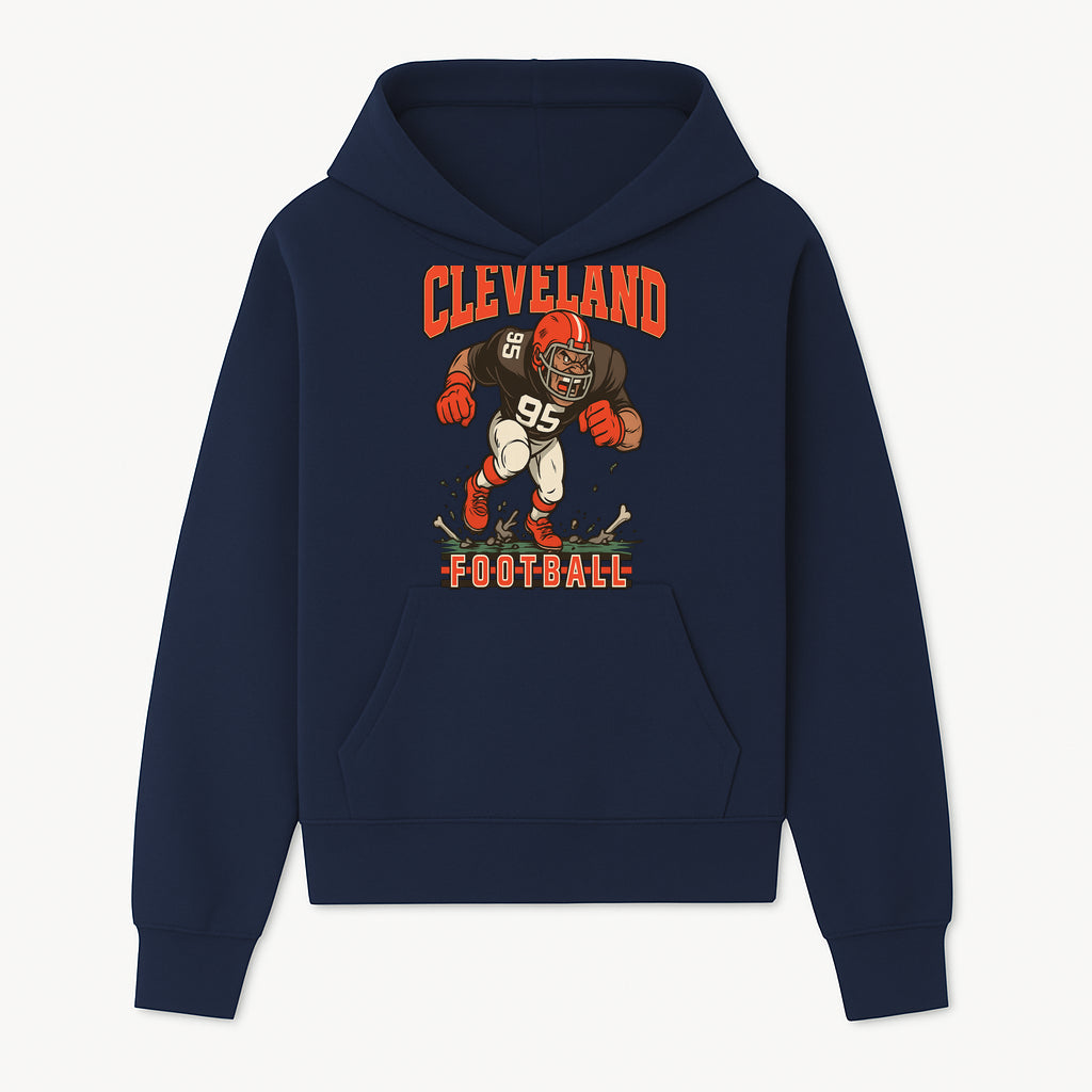 Cleveland Football Retro Graphic Tee - Vintage Style Sports Apparel for Men, Athletic Fan Gear, Team Spirit Shirt - Hoodie 1758559976535.jpg