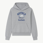 Buffalo Football Graphic T-Shirt, Geometric Bison Design, Sport Team Apparel, Casual Wear, Gift for Fans, Blue and White Themes - Hoodie 1758559977148.jpg