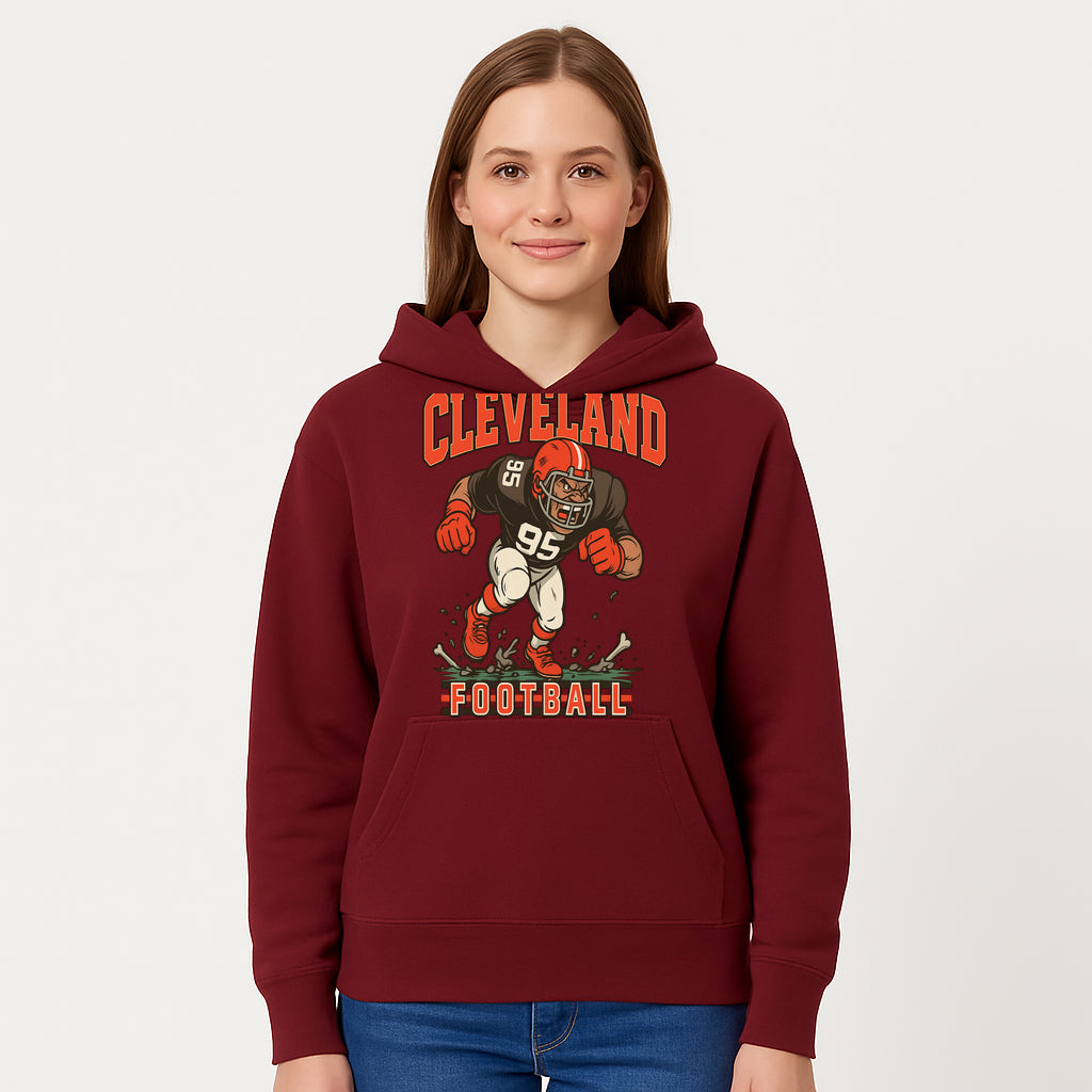 Cleveland Football Retro Graphic Tee - Vintage Style Sports Apparel for Men, Athletic Fan Gear, Team Spirit Shirt - Hoodie 1758559978175.jpg