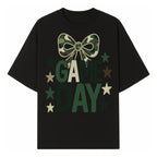 Camo Game Day Decor with Bow and Stars, Perfect for Sports Events, Team Spirit, and Home Decoration - T-shirt 1758559980073.jpg