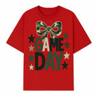 Camo Game Day Decor with Bow and Stars, Perfect for Sports Events, Team Spirit, and Home Decoration - T-shirt 1758559981098.jpg