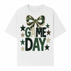 Camo Game Day Decor with Bow and Stars, Perfect for Sports Events, Team Spirit, and Home Decoration - T-shirt 1758559981376.jpg