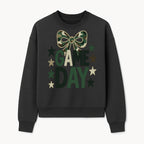 Camo Game Day Decor with Bow and Stars, Perfect for Sports Events, Team Spirit, and Home Decoration - Sweatshirt 1758559983089.jpg