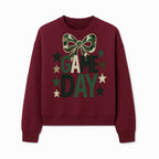 Camo Game Day Decor with Bow and Stars, Perfect for Sports Events, Team Spirit, and Home Decoration - Sweatshirt 1758559983722.jpg