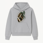 Camouflage Football with Bow Wrap - Fun Sports Decor, Rustic Wall Art, Perfect for Game Day, Gift for Football Lovers - Hoodie 1758559985899.jpg