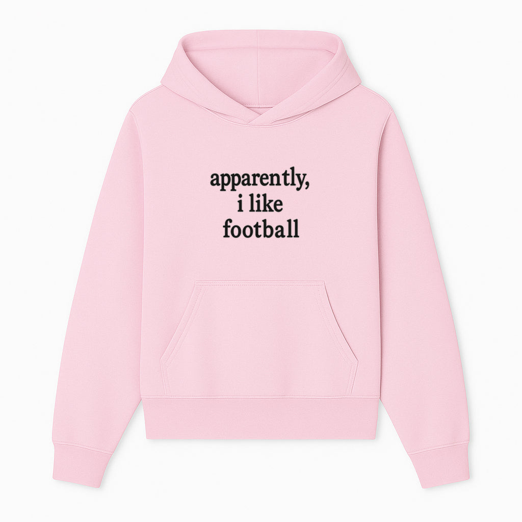 Apparently, I Like Football - Funny Sports Tee for Football Fans, Casual Wear, Perfect Gift for Sports Lovers - Hoodie 1758559986342.jpg