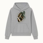 Camouflage Football with Bow Wrap - Fun Sports Decor, Rustic Wall Art, Perfect for Game Day, Gift for Football Lovers - Hoodie 1758559986468.jpg