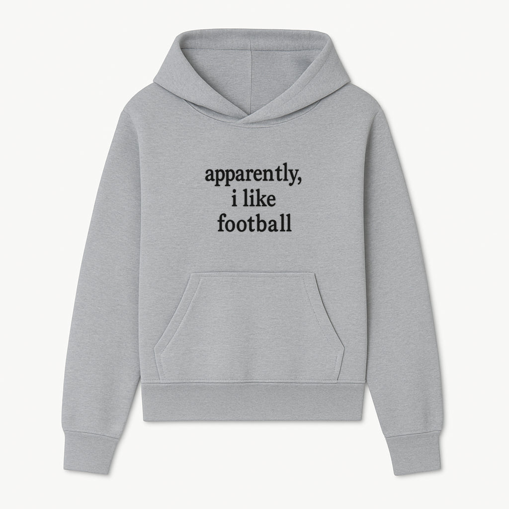 Apparently, I Like Football - Funny Sports Tee for Football Fans, Casual Wear, Perfect Gift for Sports Lovers - Hoodie 1758559986892.jpg