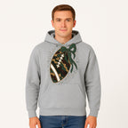 Camouflage Football with Bow Wrap - Fun Sports Decor, Rustic Wall Art, Perfect for Game Day, Gift for Football Lovers - Hoodie 1758559988563.jpg