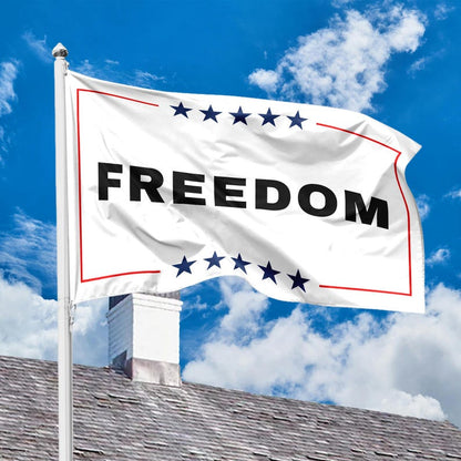 Freedom Charlie Kirk House Flag Activist  Human Rights Support Flag Political Awareness House Flag Justice For Charlie Kirk Flag 1758600688887.jpg