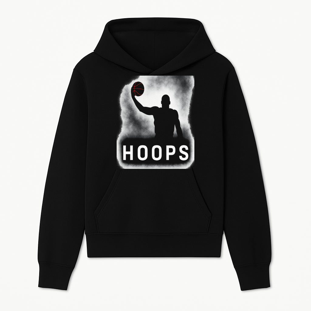 Basketball Hoops Graphic Tee - Vintage Style Athlete Silhouette T-shirt for Sports Fans and Players - Hoodie 1758681888437.jpg