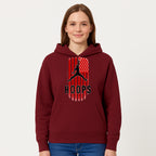Basketball Hoops Graphic Tee with Retro American Flag Design Perfect for Sports Fans and Athletes - Hoodie 1758681890677.jpg